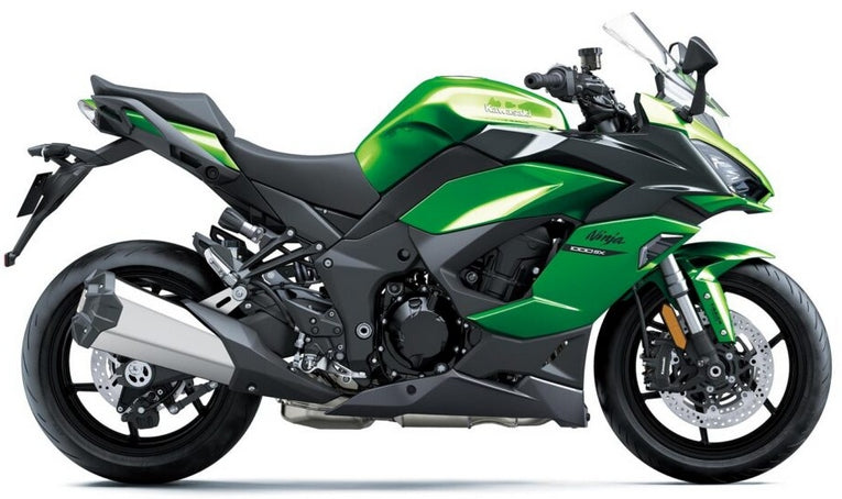 NAKLEJKI NA MOTOCYKL JUULA DO KAWASAKI Z 1000 SX 2020-2024 ZIELONY TYP 3 51P