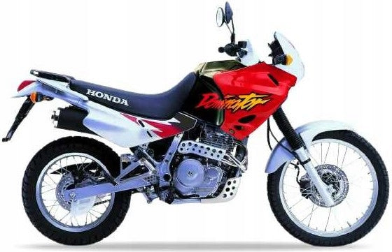Naklejki na motocykl Honda Nx-650-Dominator 1996-1998 Czerwony R201B - Juula