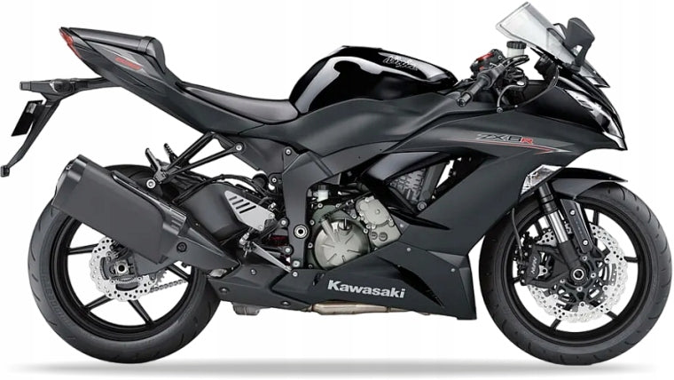 Autocollants JUUL pour moto Kawasaki ZX 6R 2014 Noir 660 