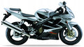 Naklejki na motocykl Honda Cbr 600 F Sport 2001-2002 Srebrny Nh146B - Juula