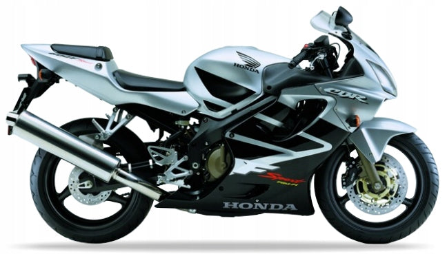 Naklejki na motocykl Honda Cbr 600 F Sport 2001-2002 Srebrny Nh146B - Juula