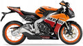 Naklejki na motocykl Honda Cbr 1000 Rr 2013 Fireblade Repsol Pomarańczowy - Juula