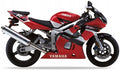 NAKLEJKI NA MOTOCYKL JUULA DO YAMAHA YZF R6 2001 CZERWONY RJ03