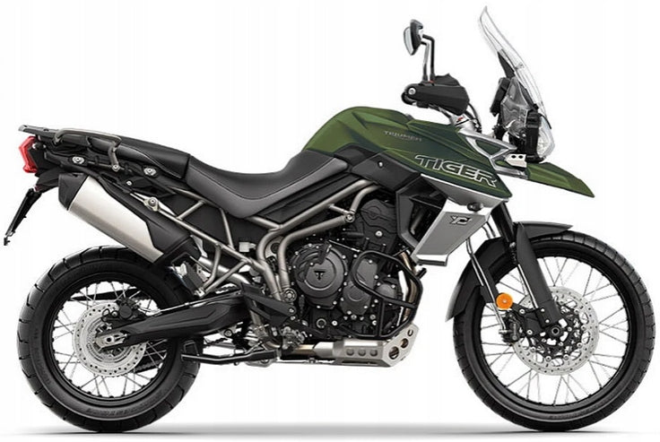 NAKLEJKI NA MOTOCYKL JUULA DO TRIUMOH TIGER 800 XCA 2018-2020 CIEMNY ZIELONY MAT