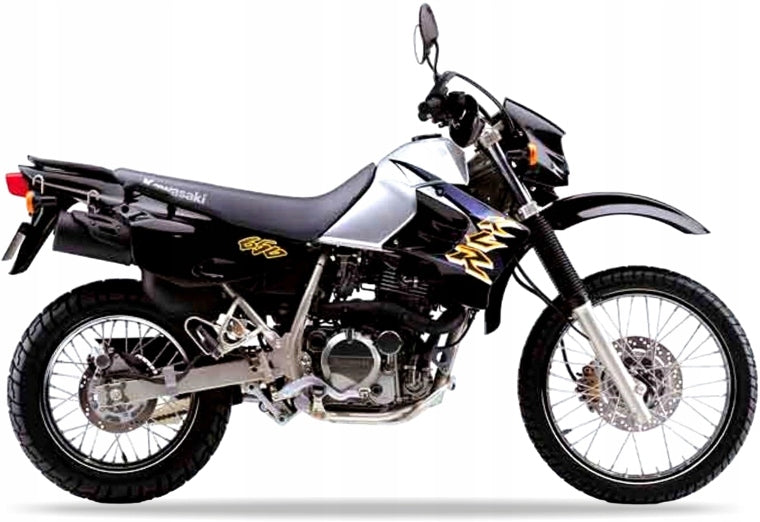 NAKLEJKI NA MOTOCYKL JUULA DO KAWASAKI KLR 650 2004 SREBRNY 474