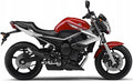 NAKLEJKI NA MOTOCYKL JUULA DO YAMAHA XJ 6 N 2009-2010 CZERWONY 1 VRC1