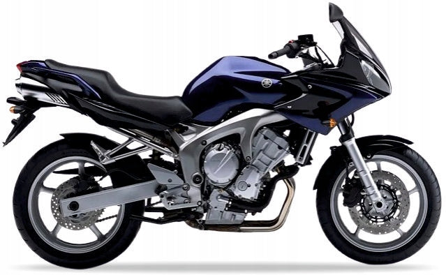 NAKLEJKI NA MOTOCYKL JUULA DO YAMAHA FZ6 S FAZER 2004-2005 NIEBIESKI METALIK DPBML