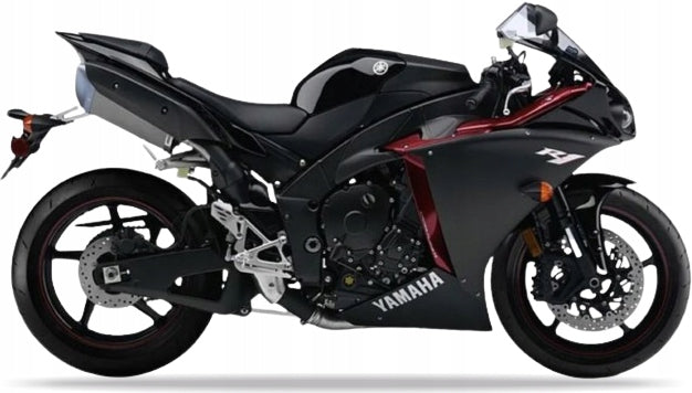 NAKLEJKI NA MOTOCYKL JUULA DO YAMAHA YZF R1 2009 CZARNY X CODE 14B6 RN22