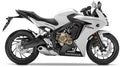Naklejki na motocykl Honda Cbr 650 F 2017-2018 Biały Nha96 - Juula