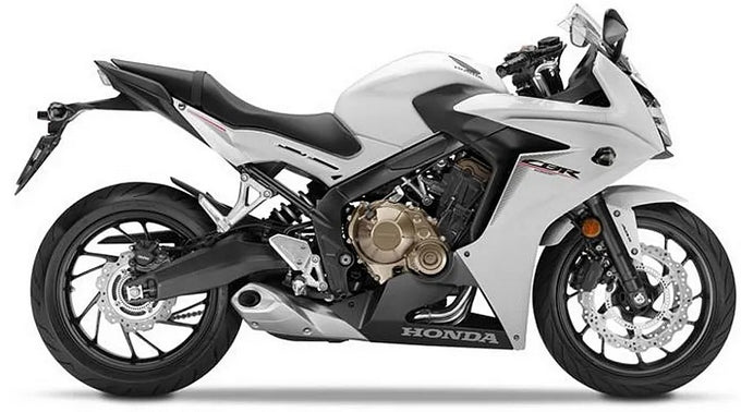 Naklejki na motocykl Honda Cbr 650 F 2017-2018 Biały Nha96 - Juula