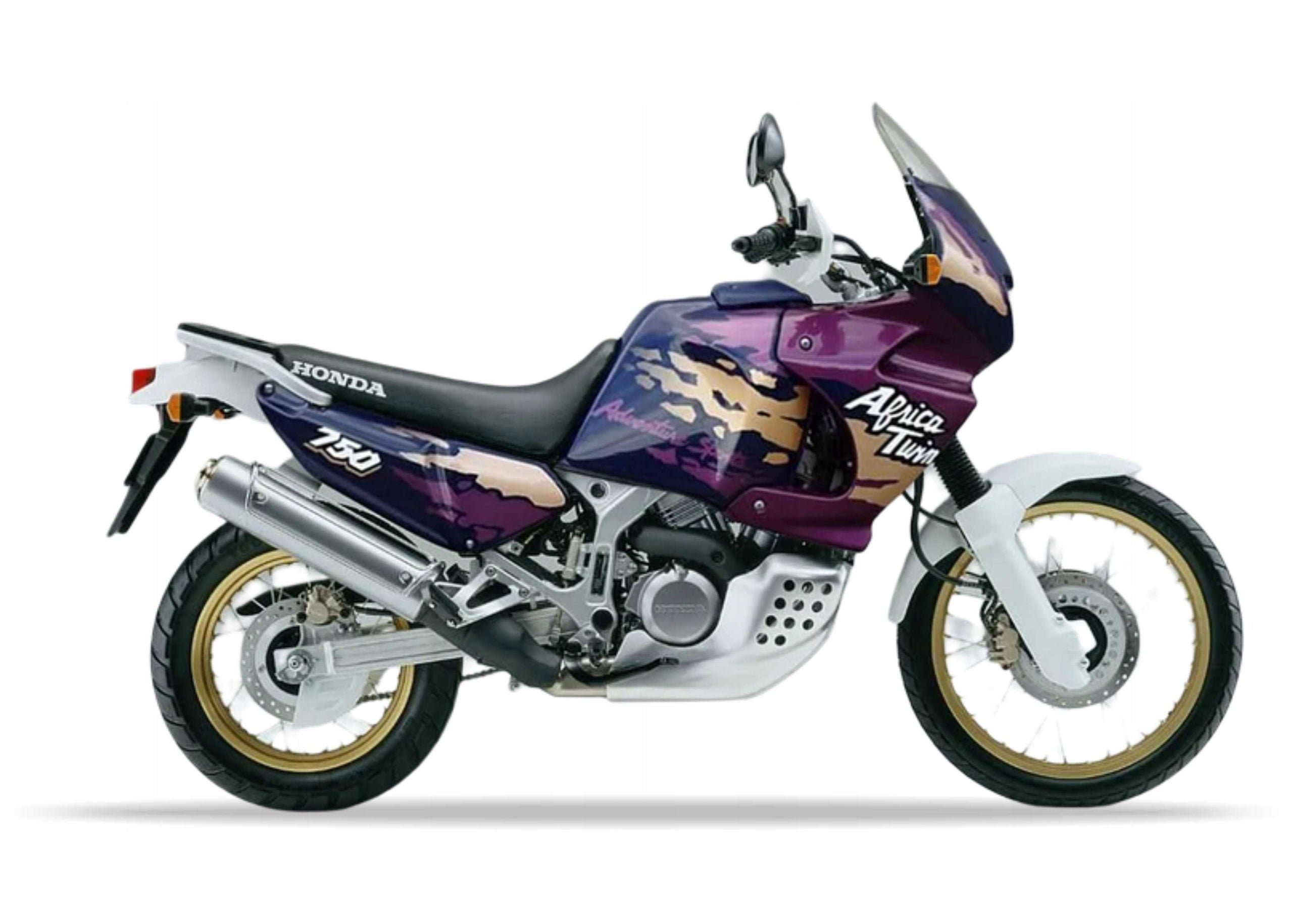 Naklejki na motocykl Honda Xrv 750 Africa Twin 1993-1995 Niebieski Pb136L - Juula
