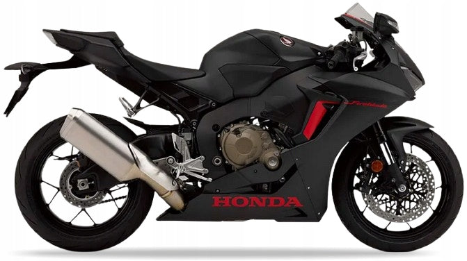 Naklejki na motocykl Honda Cbr 1000 Rr Fireblade 2017-2018 Mat Czarny Nha86 - Juula