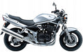 NAKLEJKI SUZUKI GSF 1200 N BANDIT 2001-2005 SREBRNY