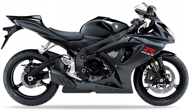 NAKLEJKI NA MOTOCYKL JUULA DO SUZUKI GSXR 750 2007 CZARNY 019