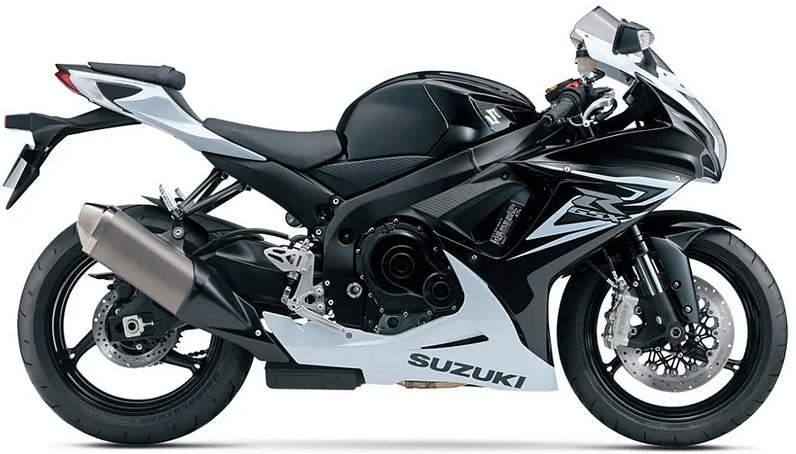 NAKLEJKI NA MOTOCYKL JUULA DO SUZUKI GSXR 600 2014 BIAŁY RB5 CZARNY YVB