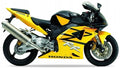 Naklejki na motocykl Honda Cbr 954 Rr 2002-2003 Fireblade Czarno-Żółty Nh1Y - Juula