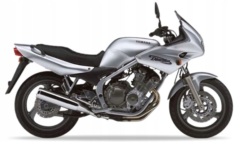 NAKLEJKI NA MOTOCYKL JUULA DO YAMAHA XJ 600 S DIVERSION 1997-2002 SREBRNY METALIK 1