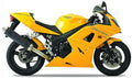 NAKLEJKI NA MOTOCYKL JUULA DO TRIUMPH DAYTONA 650 2005 RACING ŻÓŁTY