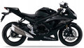 NAKLEJKI NA MOTOCYKL JUULA DO SUZUKI GSXR 600 2010 CZARNY 019 MAT CZARNY NO.2 YKV