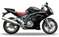 NAKLEJKI NA MOTOCYKL JUULA DO SUZUKI SV 650 S 2005 CZARNO-CZERWONY