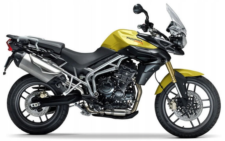 NAKLEJKI JUULA NA MOTOCYKL DO TRIUMPH TIGER 800 2011-2014 ŻÓŁTY