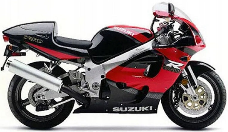 NAKLEJKI NA MOTOCYKL JUULA DO SUZUKI GSXR 750 1999 CZERWONY Y7M CZARNY 33J