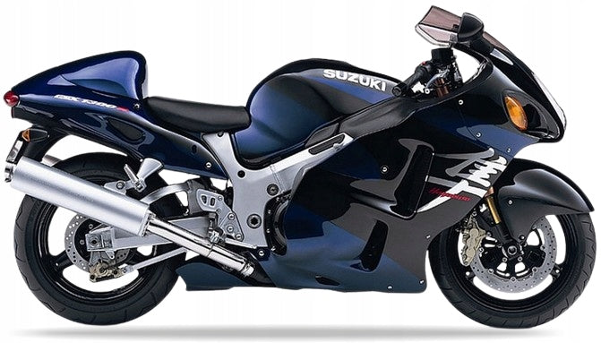 NAKLEJKI NA MOTOCYKL JUULA DO SUZUKI GSX 1300 R HAYABUSA 2004 NY3 NIEBIESKI NO.2 YBA CZ