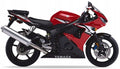 NAKLEJKI NA MOTOCYKL JUULA DO YAMAHA YZF R6 2004 CZERWONY RJ05