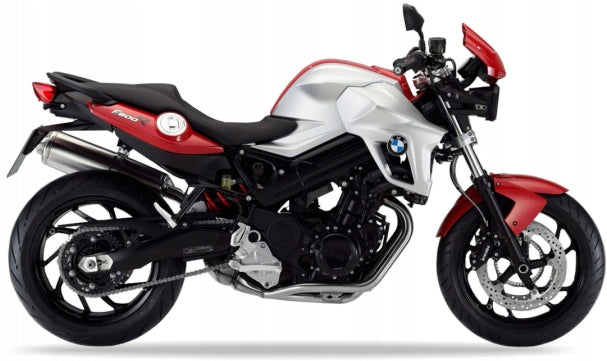 NAKLEJKI NA MOTOCYKL JUULA DO BMW F 800 R 2012-2014 CZERWONO-BIAŁY