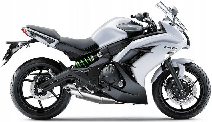 Autocollants JUUL pour moto Kawasaki ER 6F 2015 blancs (lot de 40) 