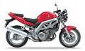 NAKLEJKI NA MOTOCYKL JUULA DO SUZUKI SV 1000 2004-2007 CZERWONY YU7