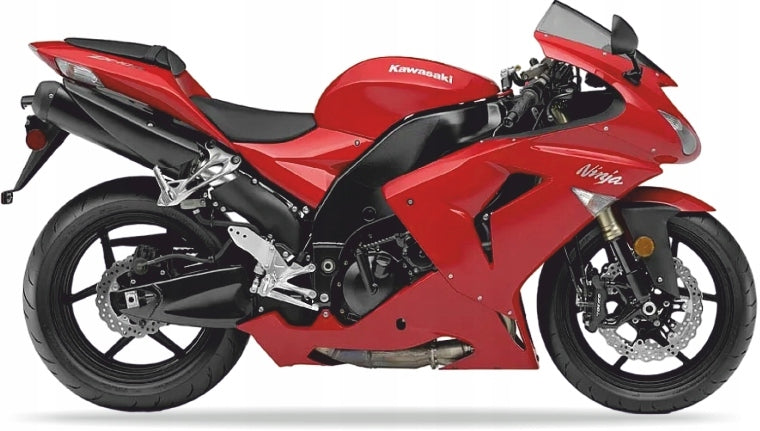 NAKLEJKI JUULA NA MOTOCYKL DO KAWASAKI ZX 10R 2006 CZERWONY 234