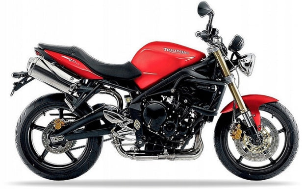 NAKLEJKI NA MOTOCYKL JUULA DO TRIUMPH STREET TRIPLE 675 2010 DIABLO CZERWONY
