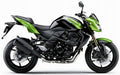 NAKLEJKI NA MOTOCYKL JUULA DO KAWASAKI Z 750 R 2012-2014 ZIELONO-CZARNY 17P