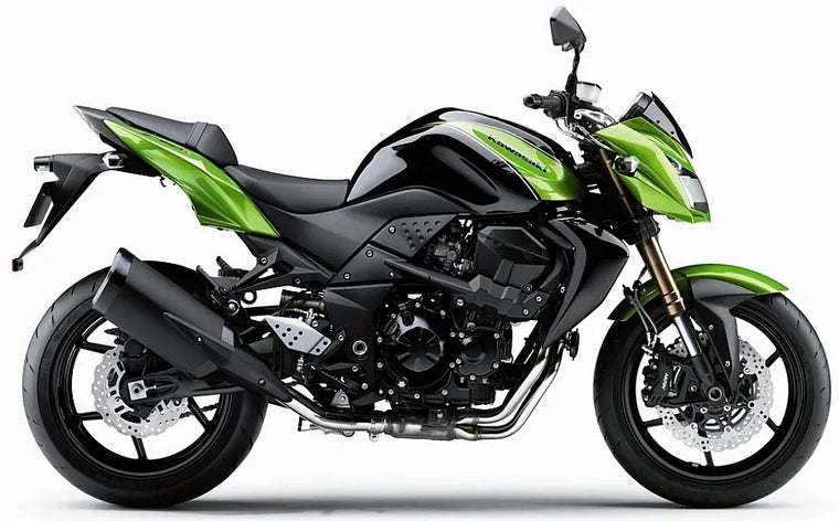 NAKLEJKI NA MOTOCYKL JUULA DO KAWASAKI Z 750 R 2012-2014 ZIELONO-CZARNY 17P
