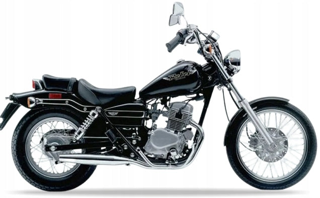 Naklejki na motocykl Honda Ca 125 Rebel 1995-1996 Czarny Nh1 - Juula