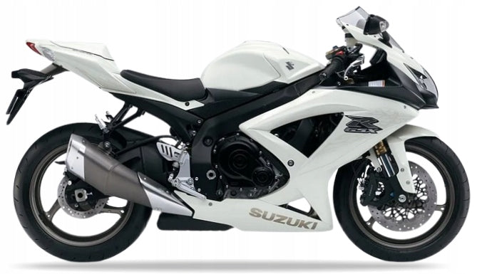 NAKLEJKI NA MOTOCYKL JUULA DO SUZUKI GSXR 600 2009 BIAŁY YPA