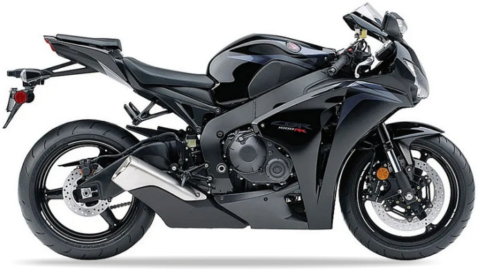 Naklejki na motocykl Honda Cbr 1000 Rr 2008 Usa Grafitowy Czarny Nhb01 - Juula
