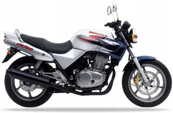 NAKLEJKI NA MOTOCYKL JUULA DO HONDA CB 500 1998-1999 SREBRNY NH146H