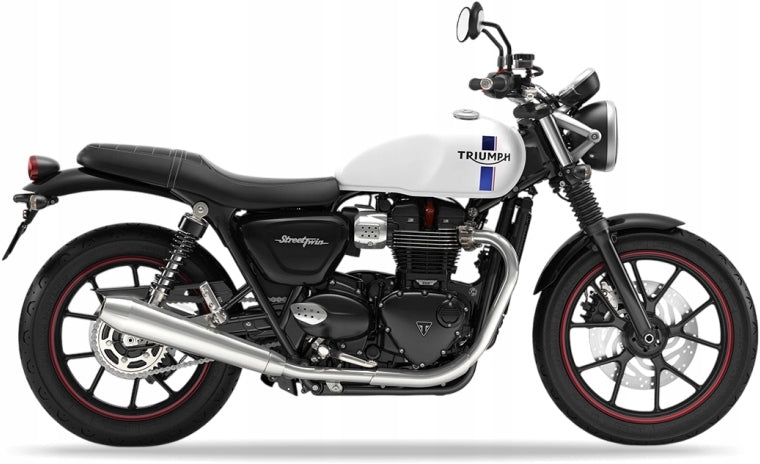 NAKLEJKI NA MOTOCYKL JUULA DO TRIUMPH STREET TWIN 900 2017 BIAŁY