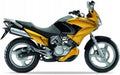 Naklejki na motocykl Honda Xl 125 V Varadero 2007-2011 Żółty Y199 - Juula