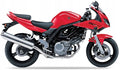NAKLEJKI NA MOTOCYKL JUULA DO SUZUKI SV 650 S 2006 CZERWONY YHH