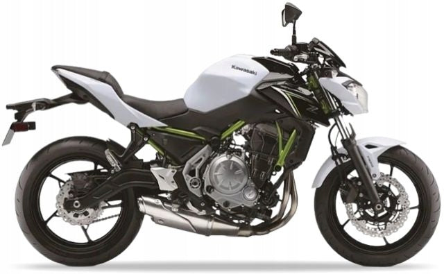 NAKLEJKI NA MOTOCYKL JUULA DO KAWASAKI Z 650 2017-2018 BIAŁY 40X