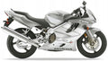 Naklejki na motocykl Honda Cbr 600 F4 2001-2006 Srebrny Nh167 Szary - Juula
