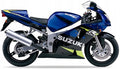 NAKLEJKI NA MOTOCYKL JUULA DO SUZUKI GSXR 600 2001 NIEBIESKI YC2 CZARNY 33J