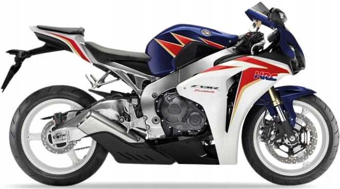 Naklejki na motocykl Honda Cbr 1000 Rr 2011 Fireblade Hrc Niebieski Pb308 - Juula