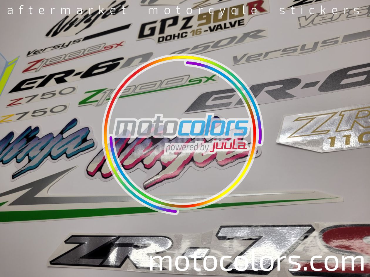NAKLEJKI NA MOTOCYKL JUULA DO KAWASAKI ZX 9R 1999 ZIELONY 7F