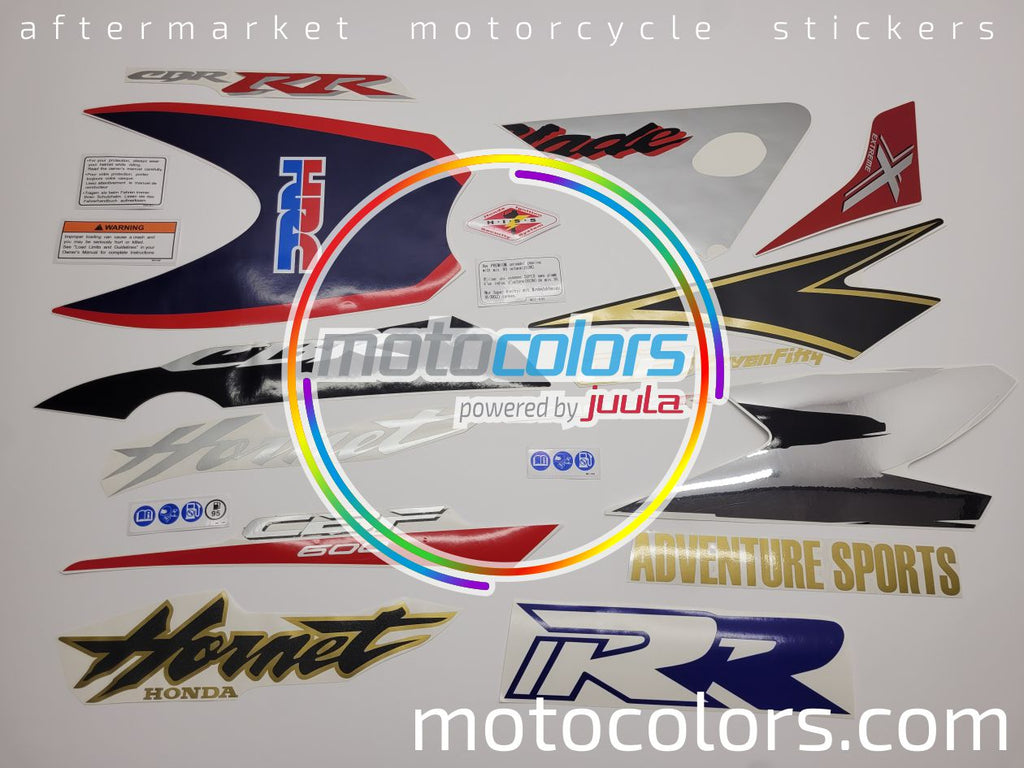 naklejki honda cbr cb cbf africa repsol VFR decals stickers kit aftermarket replicas motocolors Juula