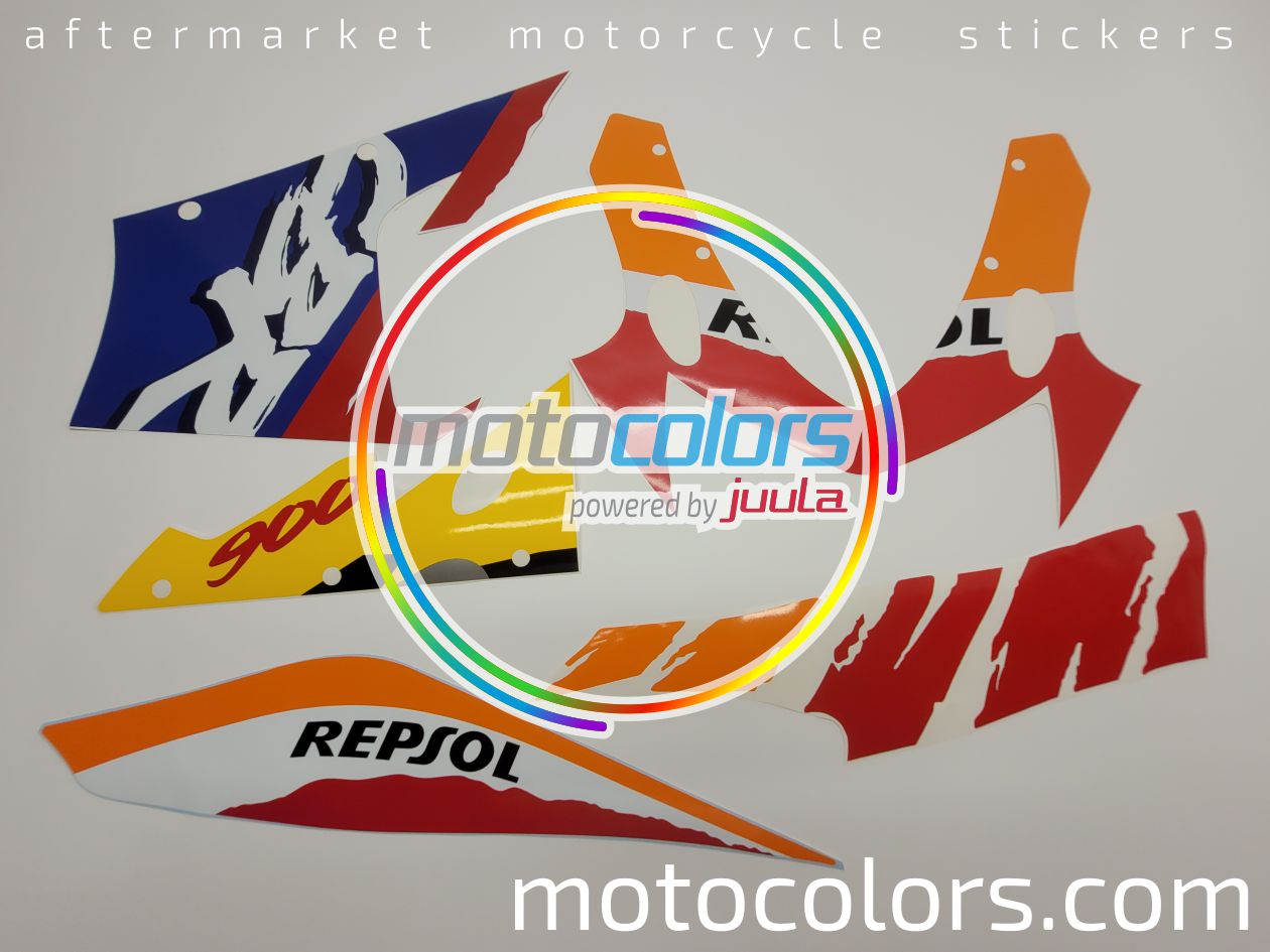 naklejki honda cbr cb cbf africa repsol set decals vinyl stickers aftermarket motocolors juula