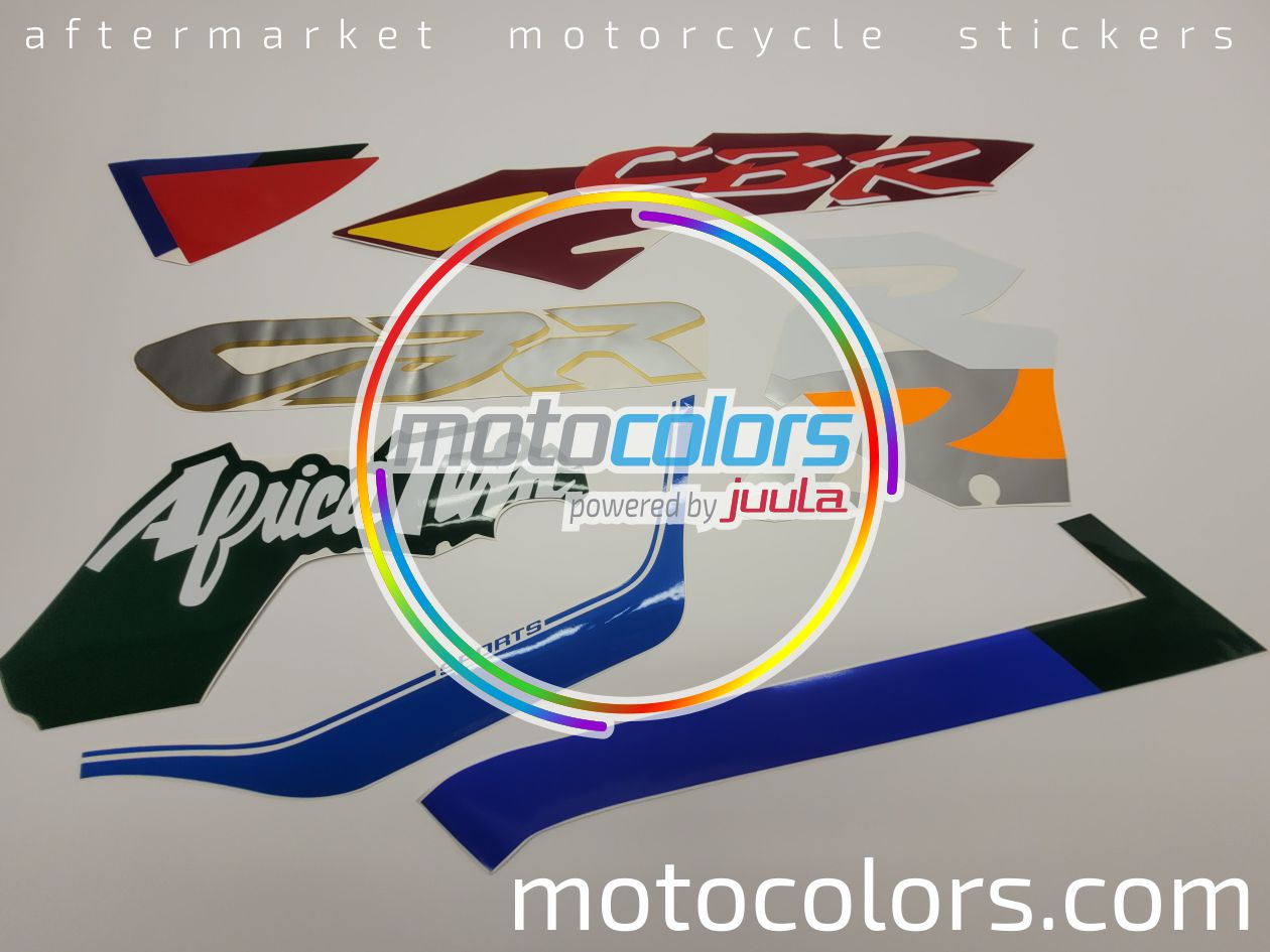naklejki honda cbr cb cbf africa repsol NSR decals stickers aftermarket replicas motocolors juula